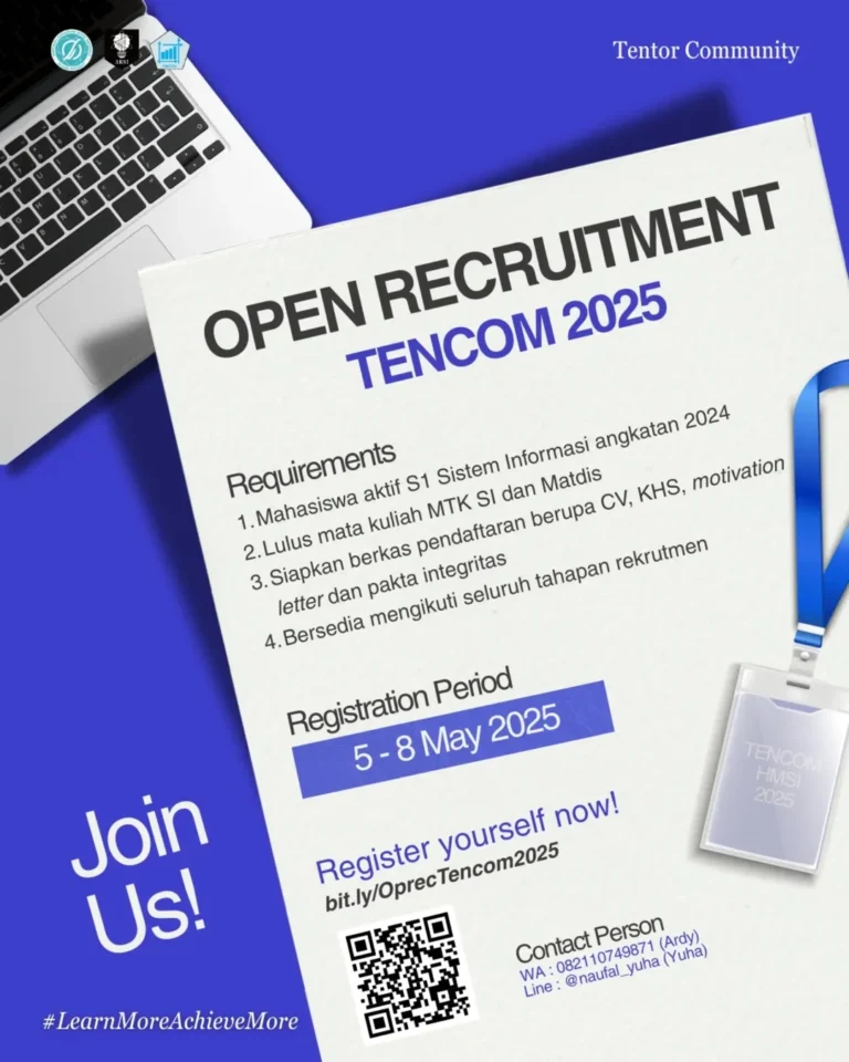 📢 OPEN RECRUITMENT TENCOM HMSI 2025 📢